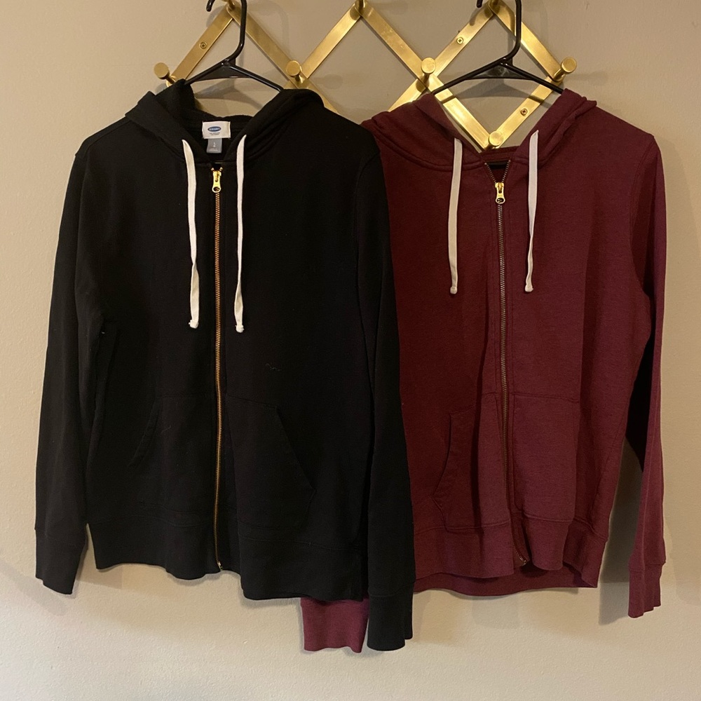 Lot of 2 Old Navy Zip Up Hoodies